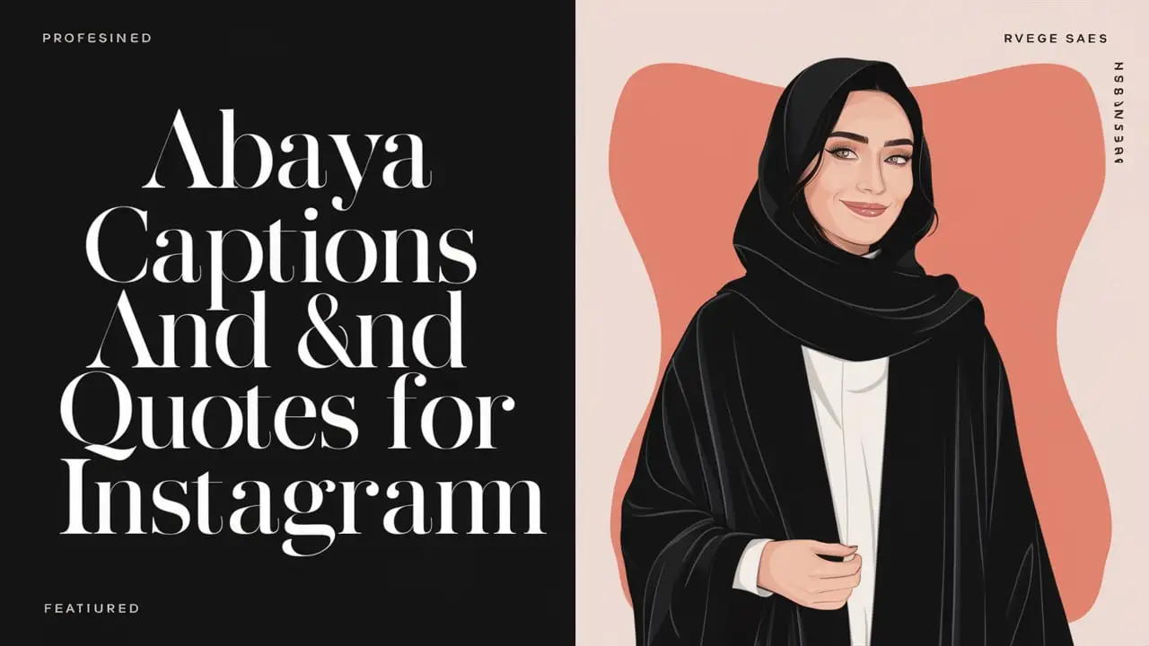 Abaya Captions And Quotes For Instagram