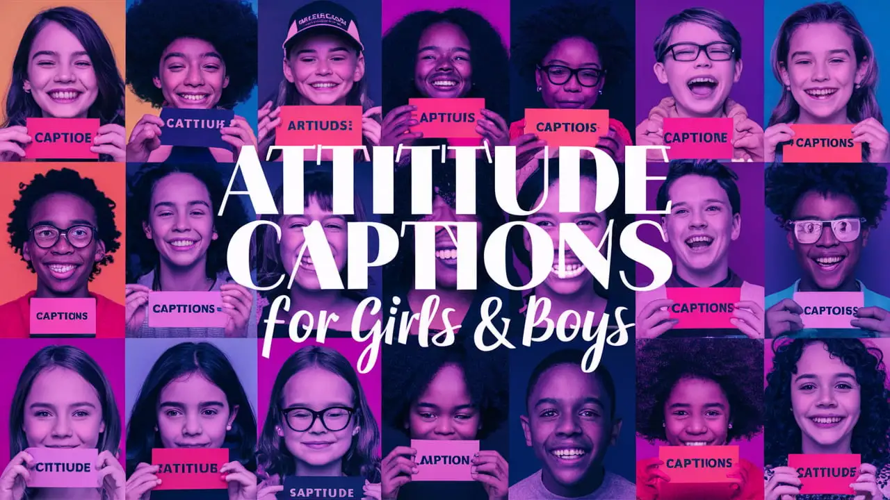 Attitude Captions For Girls & Boys