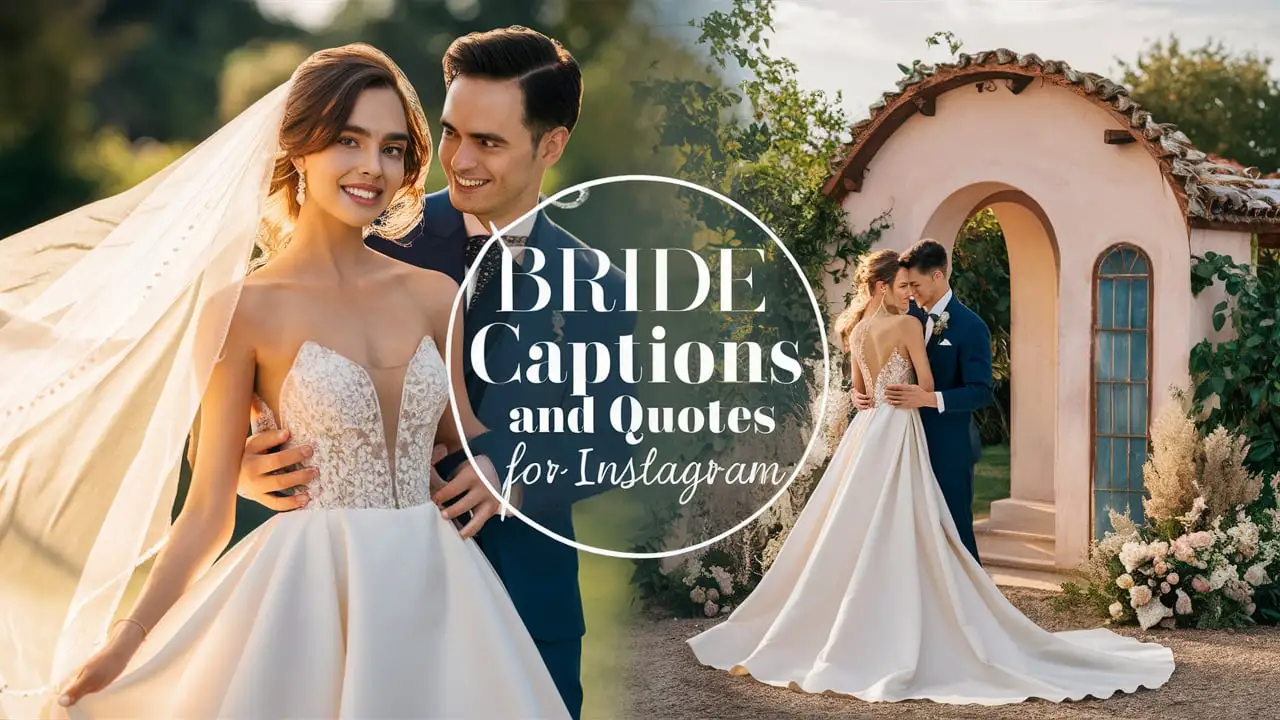 Bride Captions and Quotes for Instagram