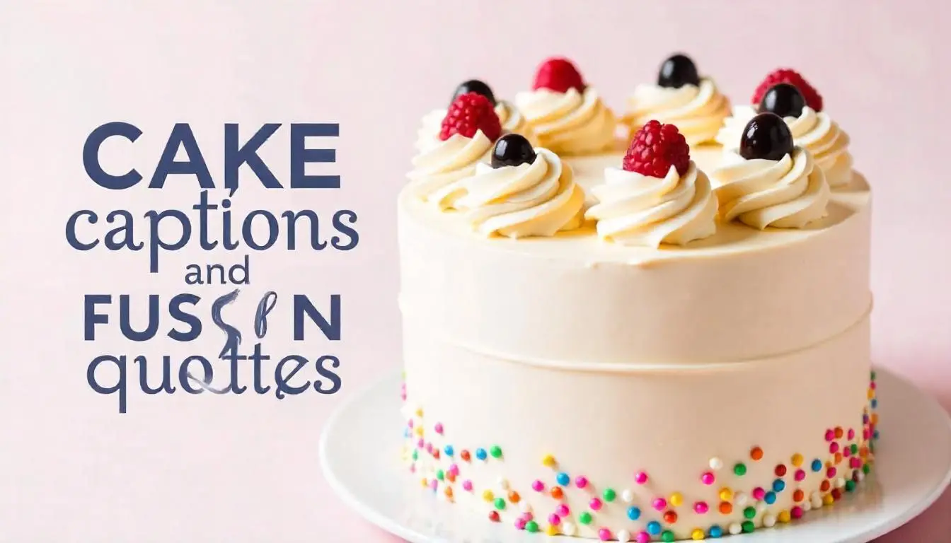 Cake Captions And Quotes For Instagram