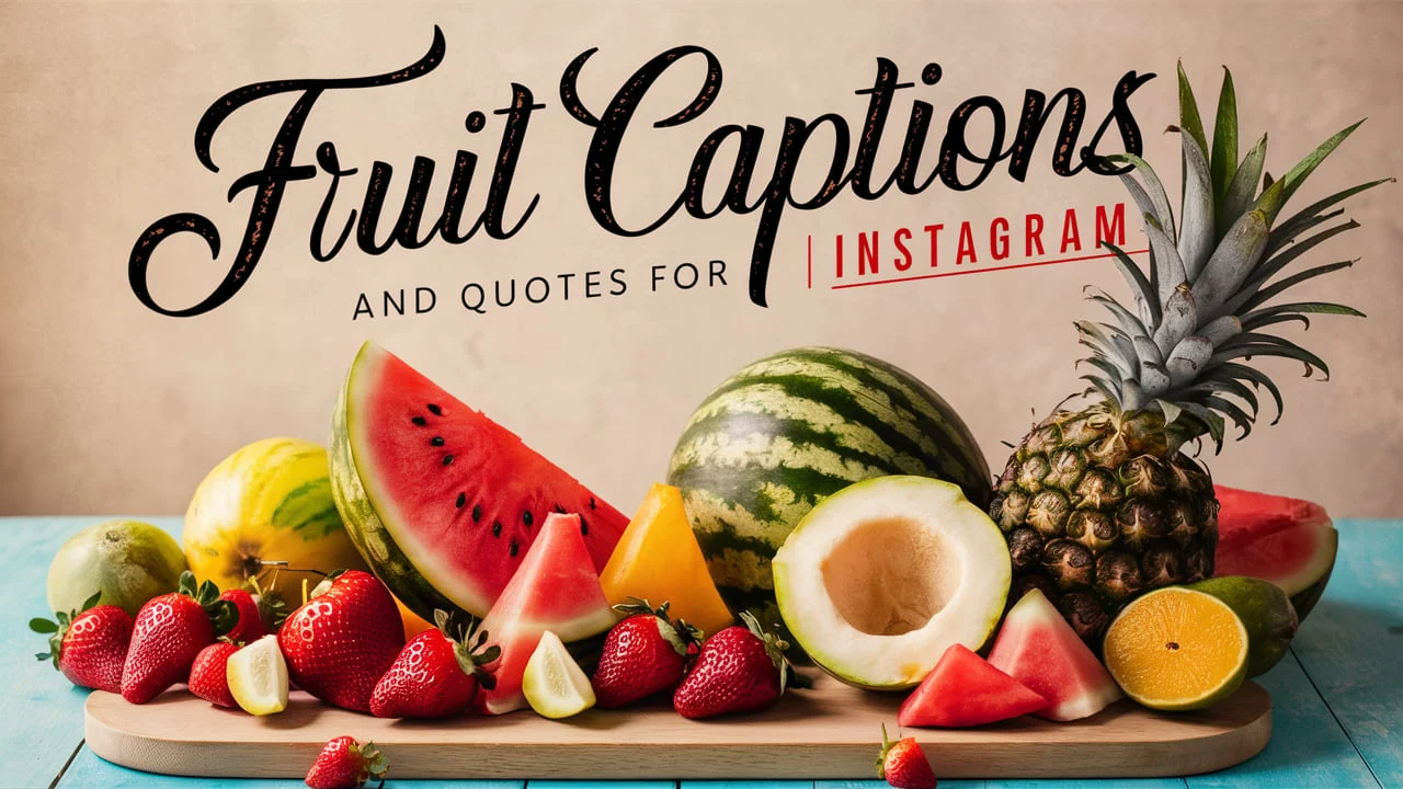 Fruit Captions and Quotes For Instagram