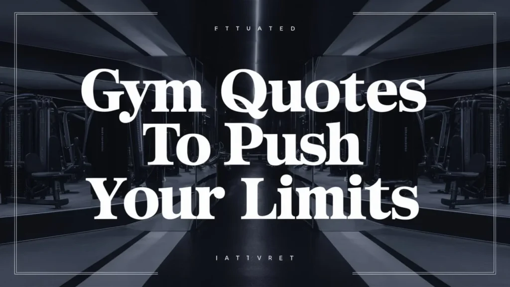 Gym Quotes to Push Your Limits 