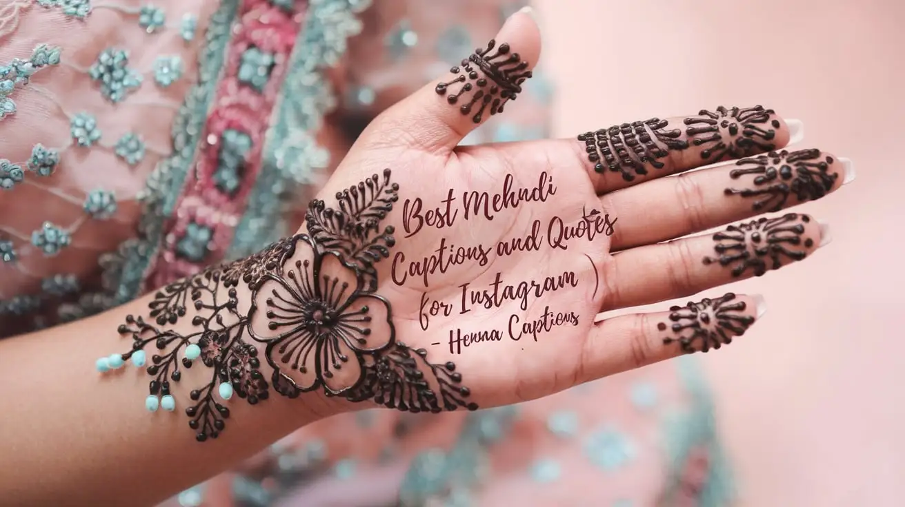 Mehndi Captions and Quotes