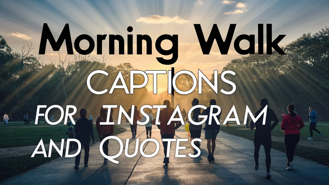 Morning Walk Captions for Instagram and Quotes