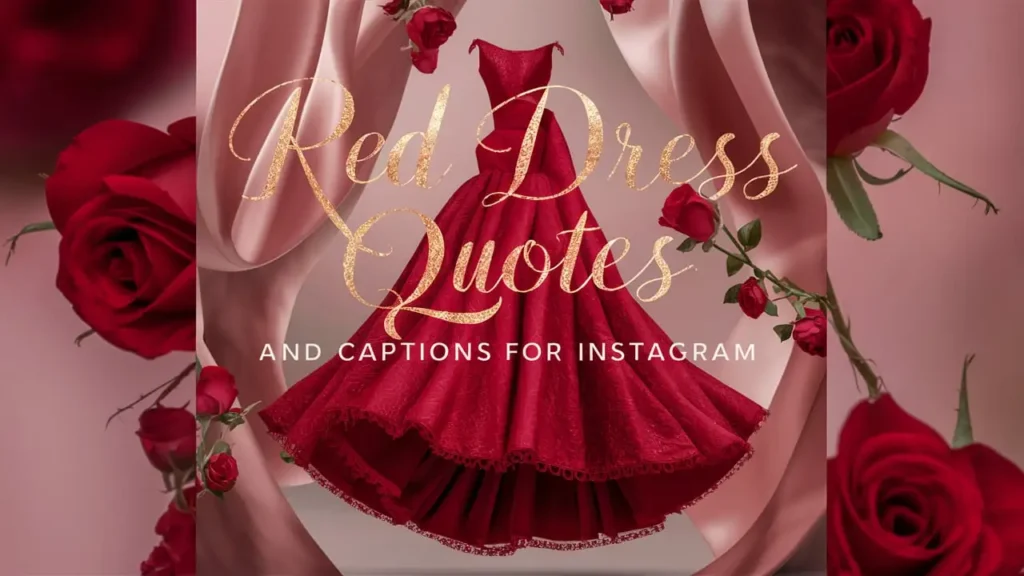 Red Dress Quotes for Summer Vibes