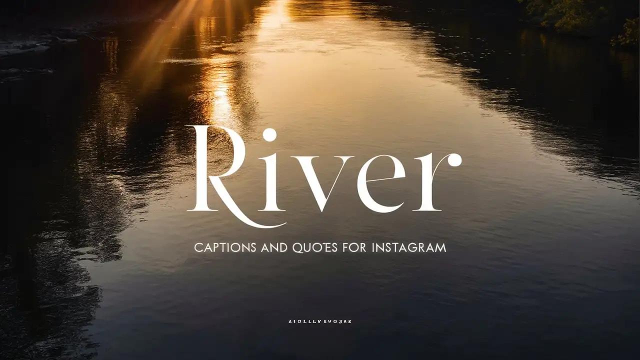 River Captions and Quotes for Instagram