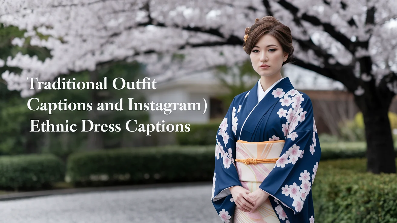 Traditional Outfit Captions and Quotes