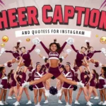 Cheer Captions and Quotes for Instagram