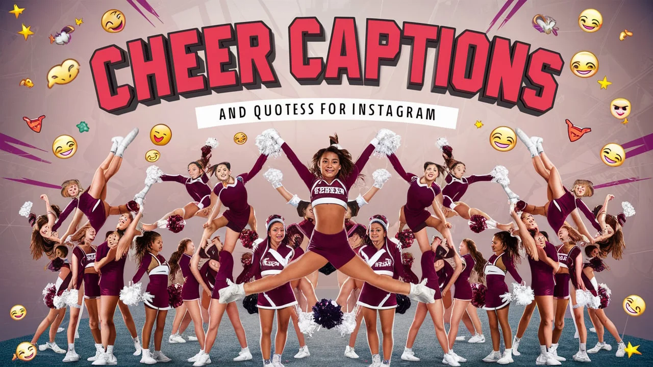 Cheer Captions and Quotes for Instagram