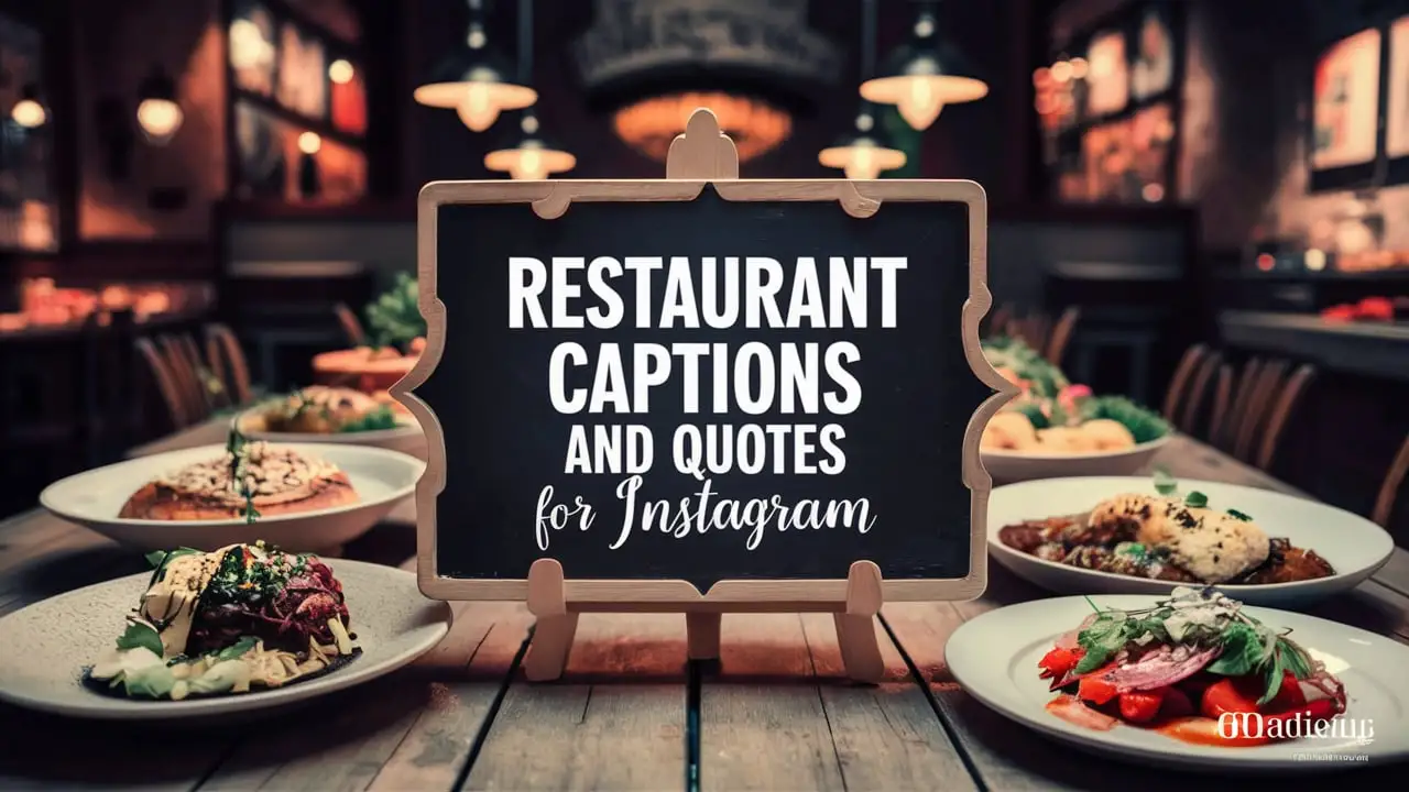 Restaurant Captions and Quotes for Instagram